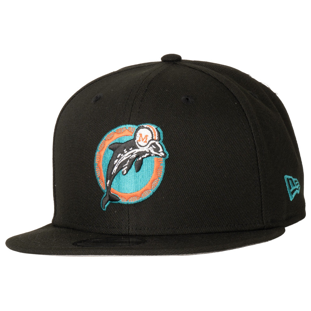 NFL Miami Dolphins New Era Team Color Pop 9FIFTY Snapback Hat