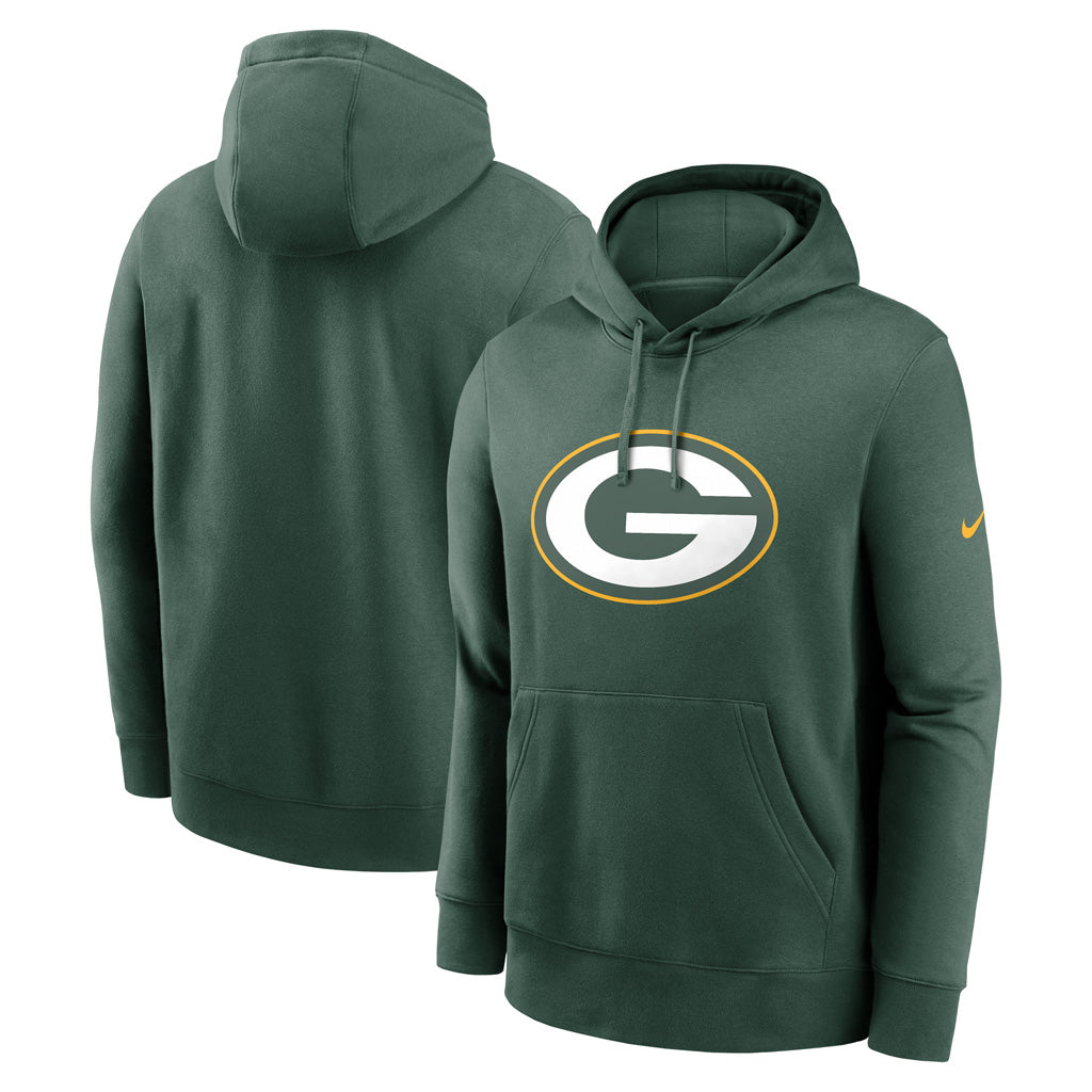 NFL Green Bay Packers Nike Club Logo Pullover Hoodie