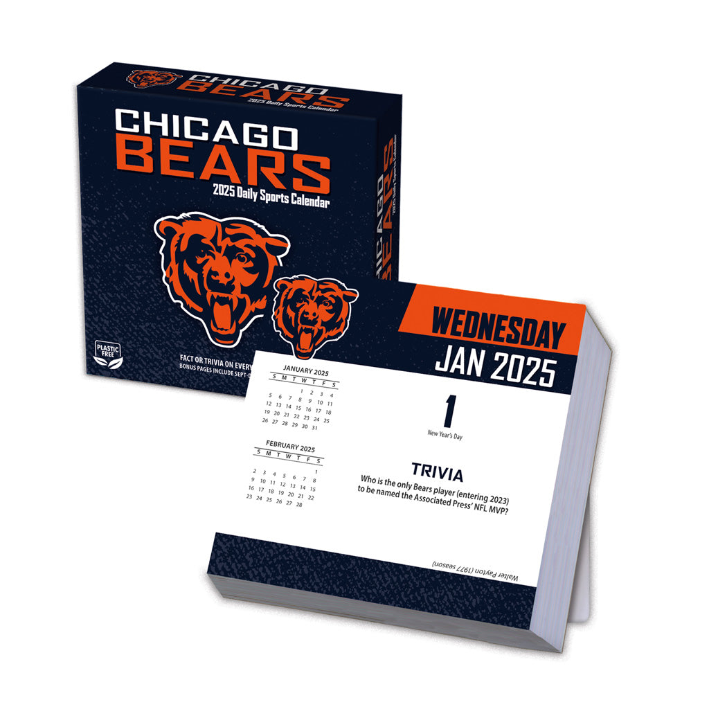 NFL Chicago Bears 2024-2025 Boxed Calendar