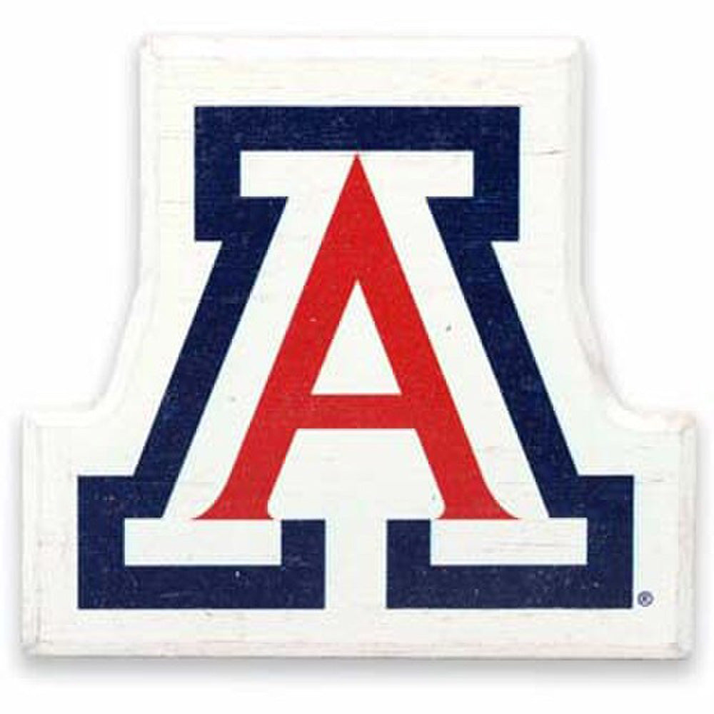 NCAA Arizona Wildcats Open Road Brands Wood Logo Magnet