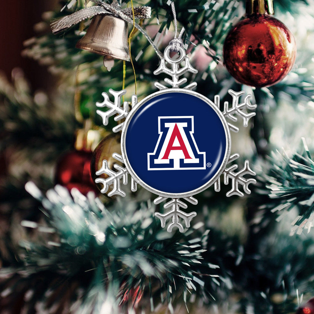 NCAA Arizona Wildcats Gentry USA Snowflake Ornament