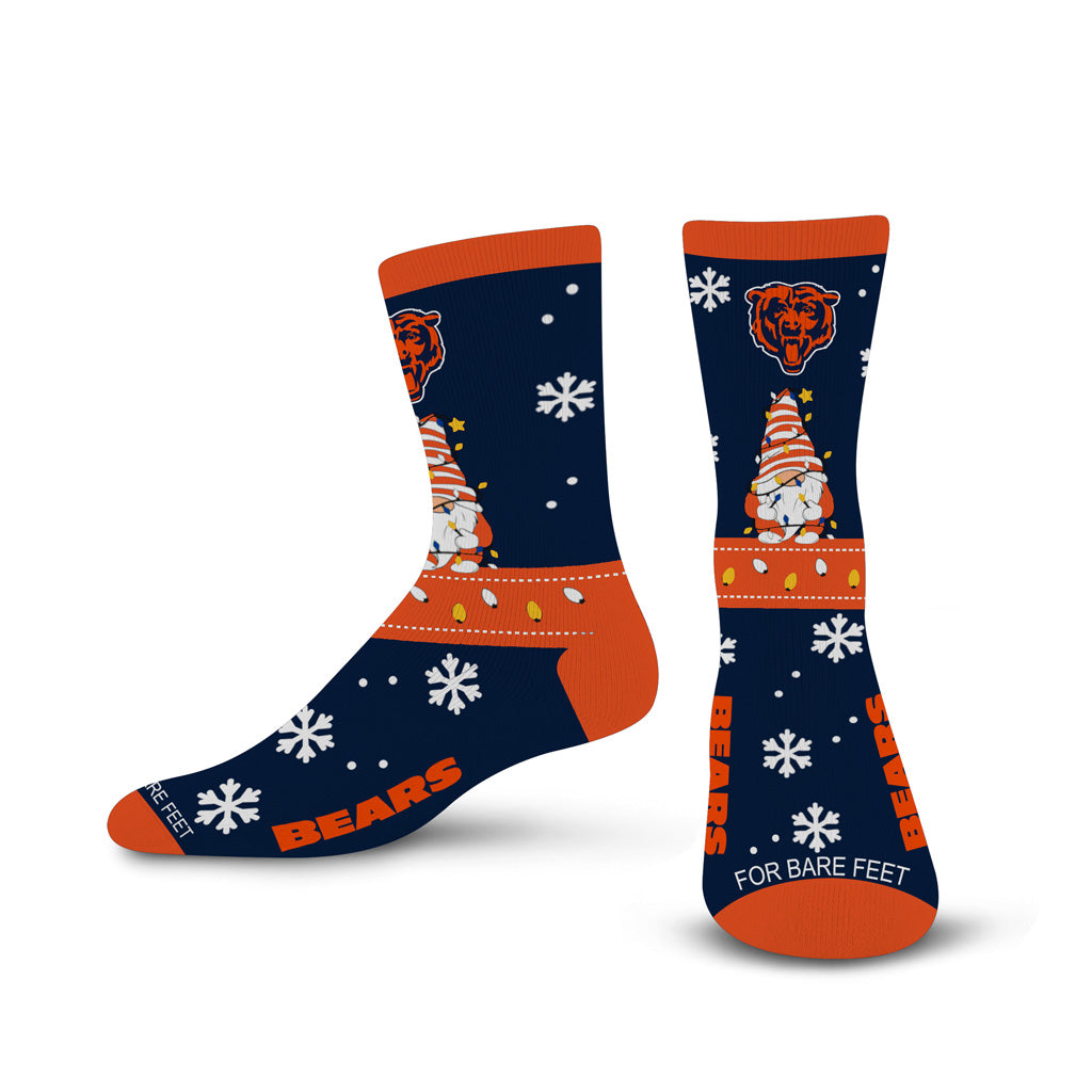 NFL Chicago Bears For Bear Feet Sweater Gnome Socks