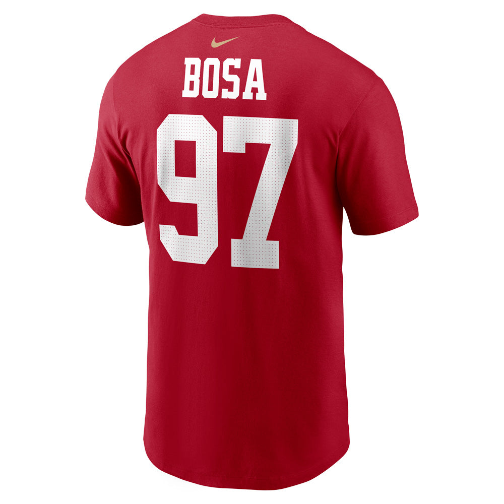 NFL San Francisco 49ers Nick Bosa Nike Player Pride Name &amp; Number Tee