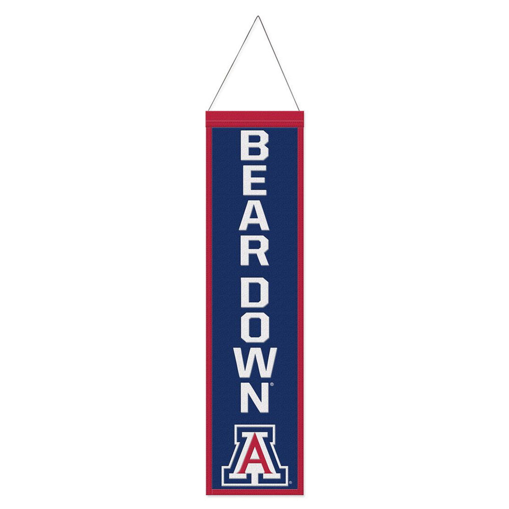 NCAA Arizona Wildcats WinCraft Slogan Wool Banner