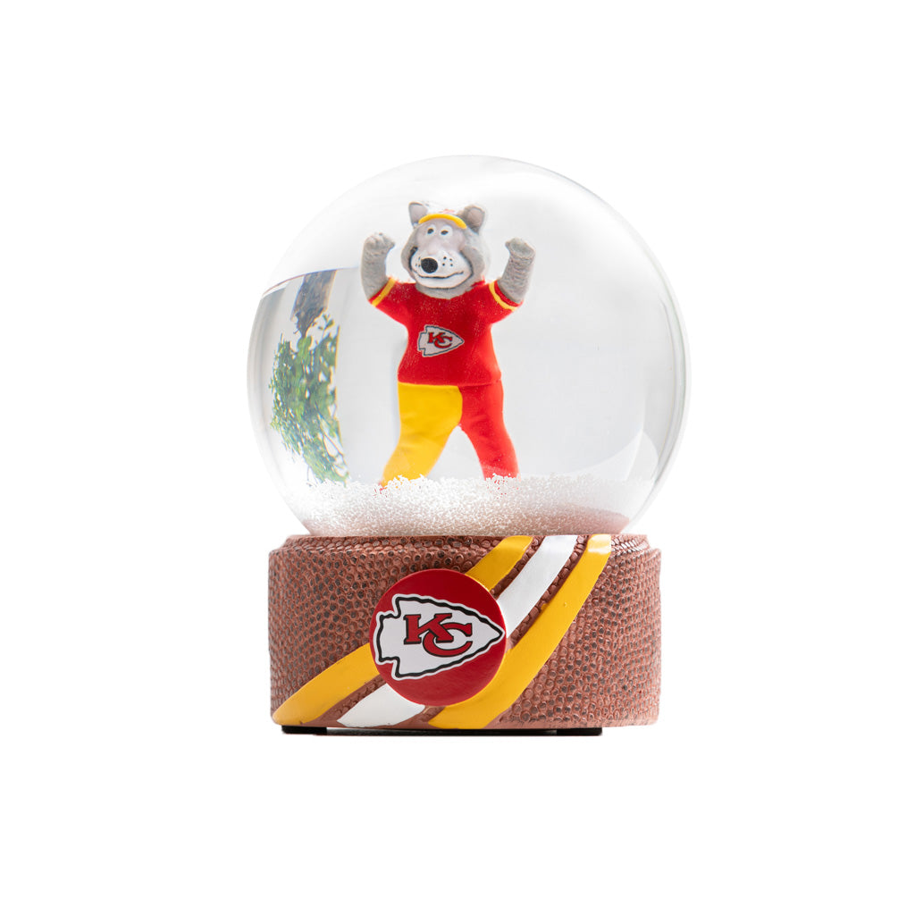 NFL Kansas City Chiefs Evergreen Glass Water Globe