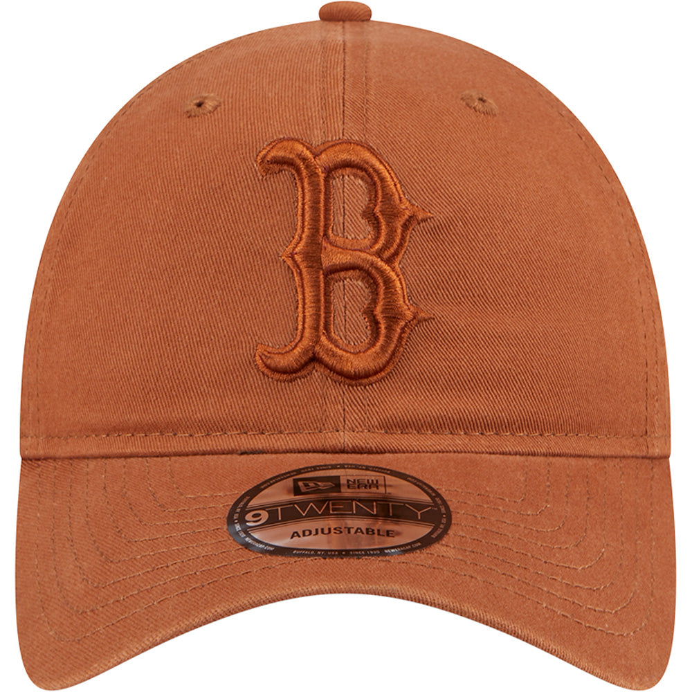 MLB Boston Red Sox New Era Earthly Brown 9TWENTY Adjustable Hat