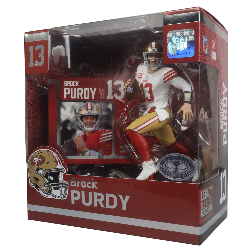 NFL San Francisco 49ers Brock Purdy McFarlane 7&quot; Platinum Collectible Figure