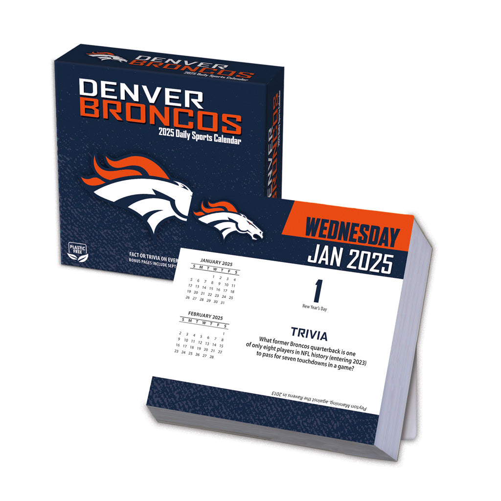 NFL Denver Broncos 2024-2025 Boxed Calendar