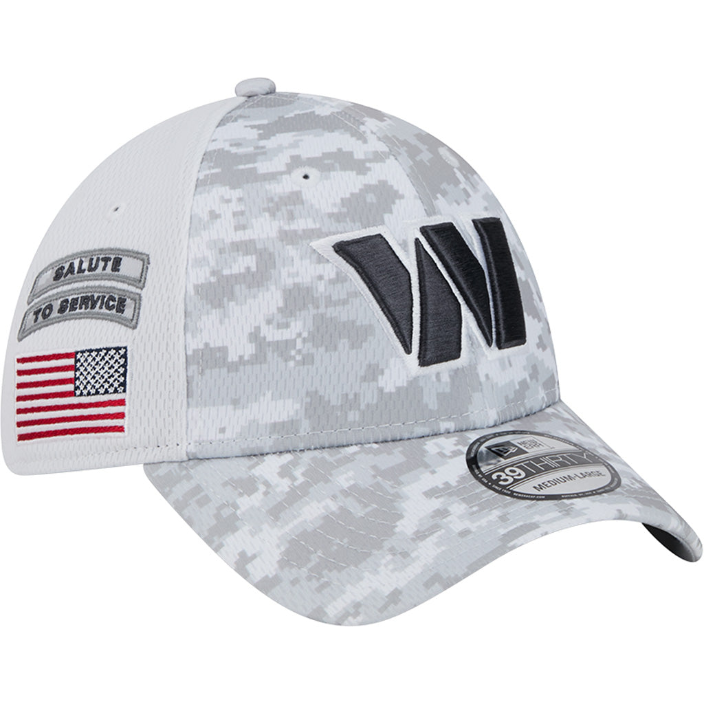 NFL Washington Commanders New Era 2024 Salute to Service 39THIRTY Flex Fit Hat