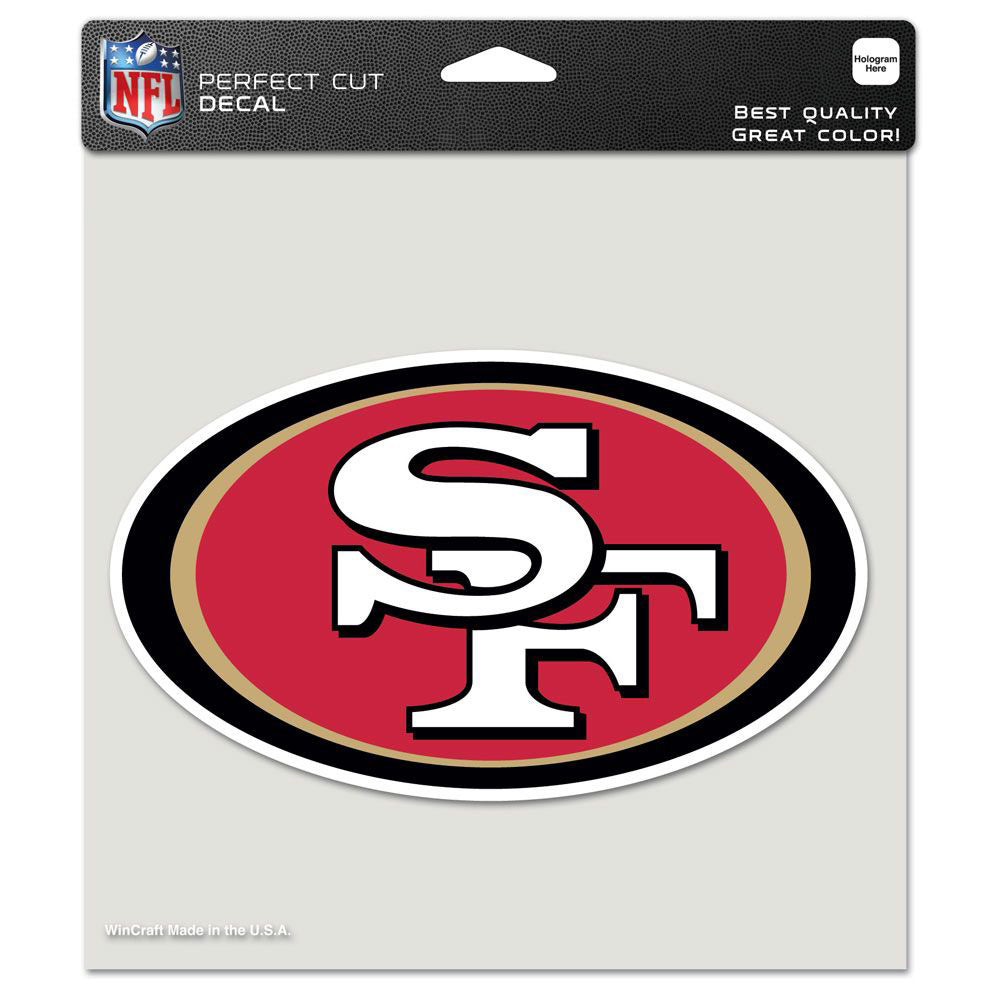 NFL San Francisco 49ers WinCraft 8&quot; x 8&quot; Logo Decal