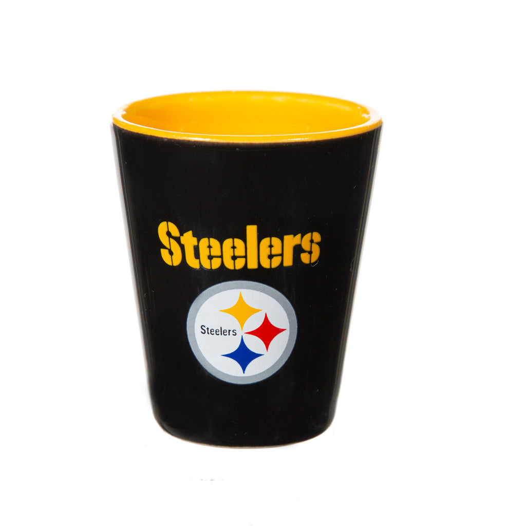 NFL Pittsburgh Steelers Evergreen 4-Piece Shot Glass Set