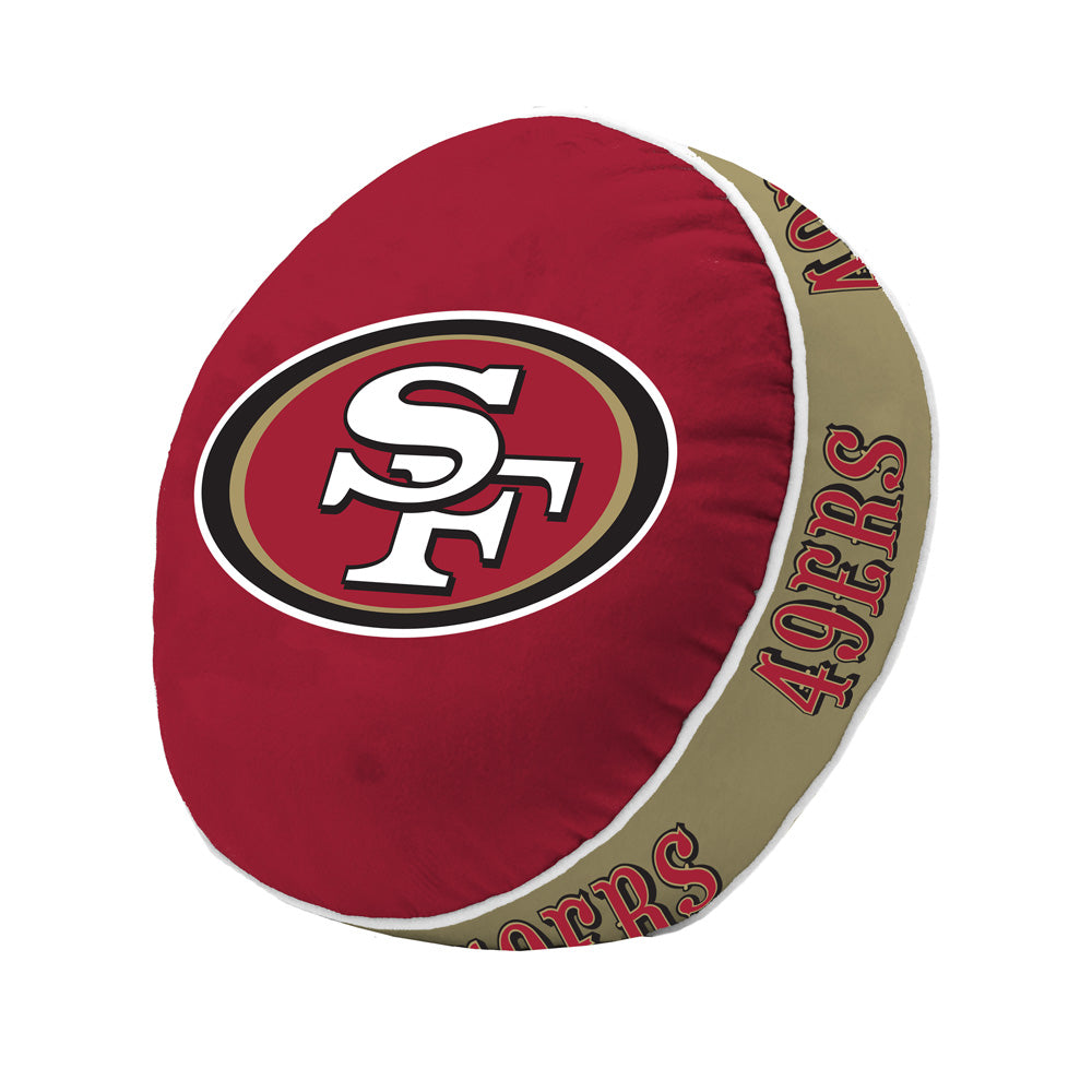 NFL San Francisco 49ers Logo Brands Puff Pillow