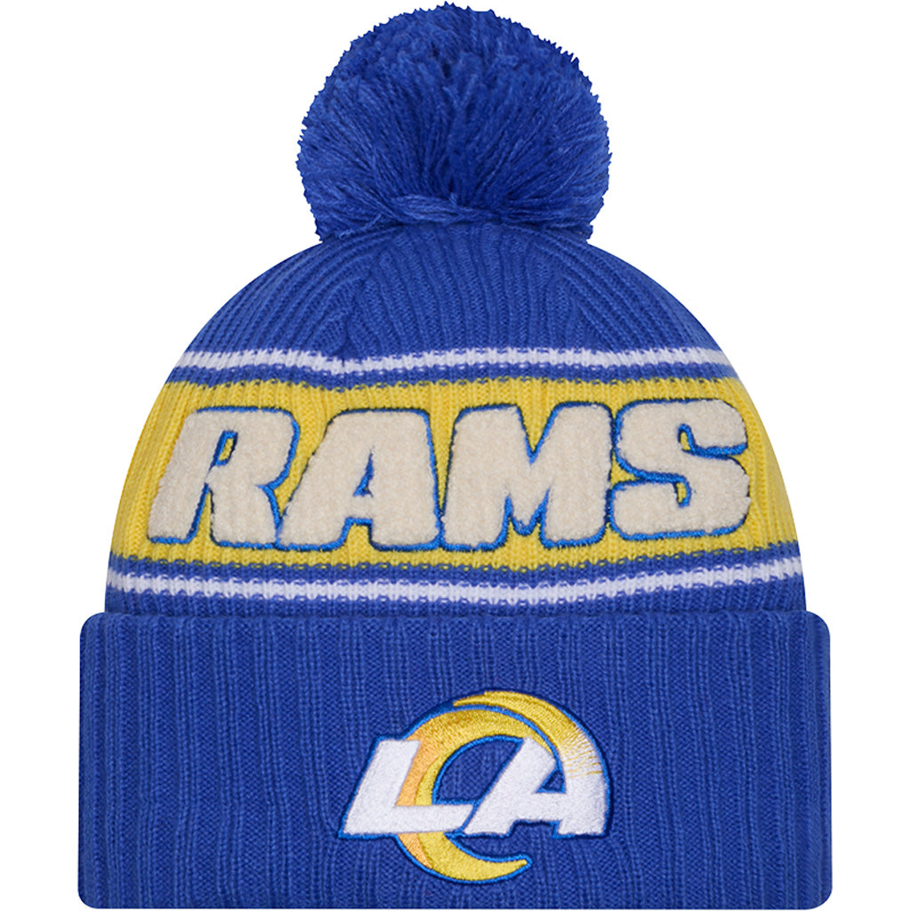 NFL Los Angeles Rams New Era 2024 Sideline Sport Knit Hat