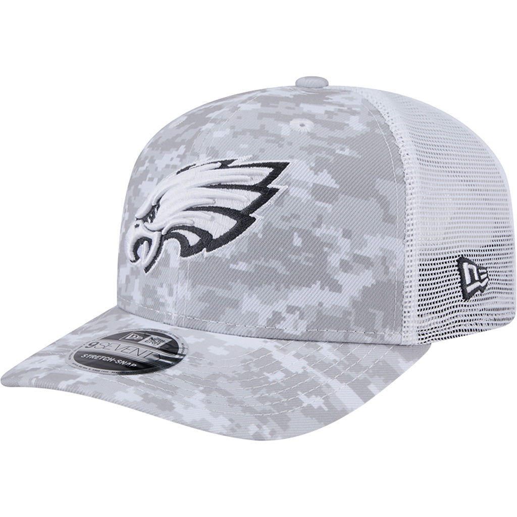 NFL Philadelphia Eagles New Era 2024 Salute to Service 9SEVENTY Stretch-Snapback Hat