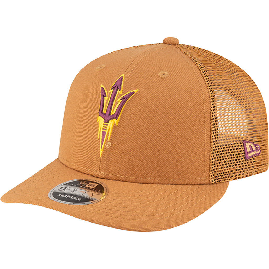 NCAA Arizona State Sun Devils Bronze Low Profile 9FIFTY Snapback Hat - Bronze