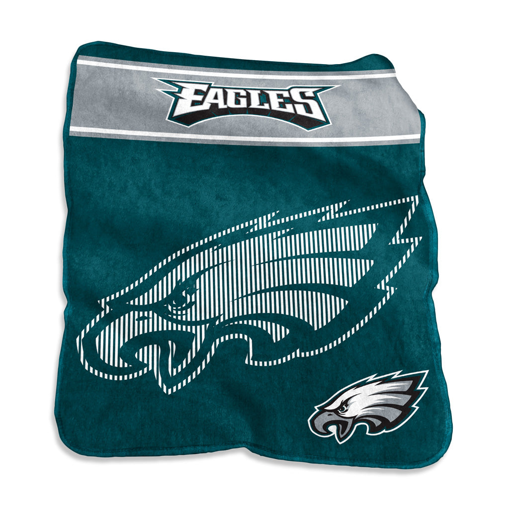 NFL Philadelphia Eagles Logo Brands 60x80 Raschel