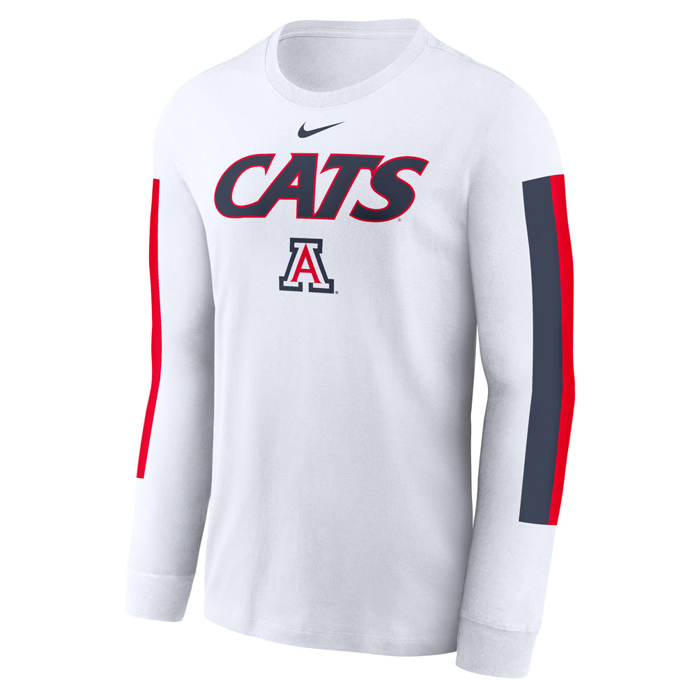 NCAA Arizona Wildcats Nike 2-Hit Cats Cotton Long Sleeve Tee