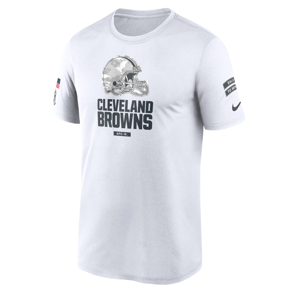 NFL Cleveland Browns Nike 2024 Salute to Service Legend T-Shirt - White