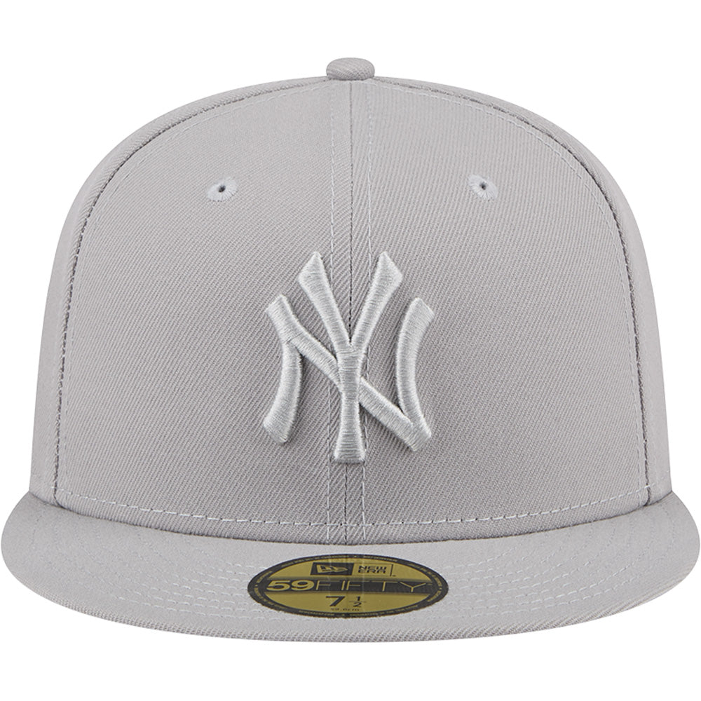 MLB New York Yankees New Era Gray on Gray 59FIFTY Fitted