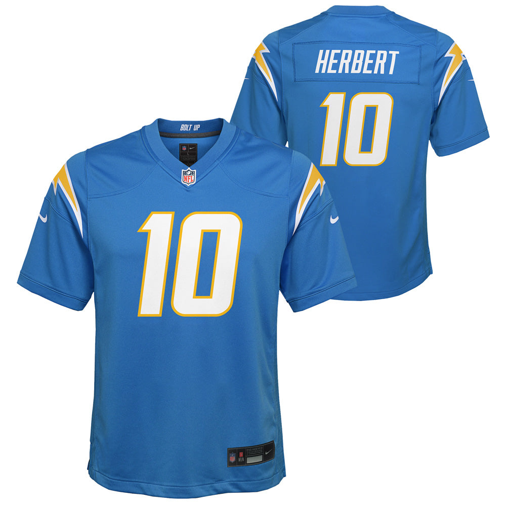 NFL Los Angeles Chargers Justin Herbert Youth Nike Home Game Jersey