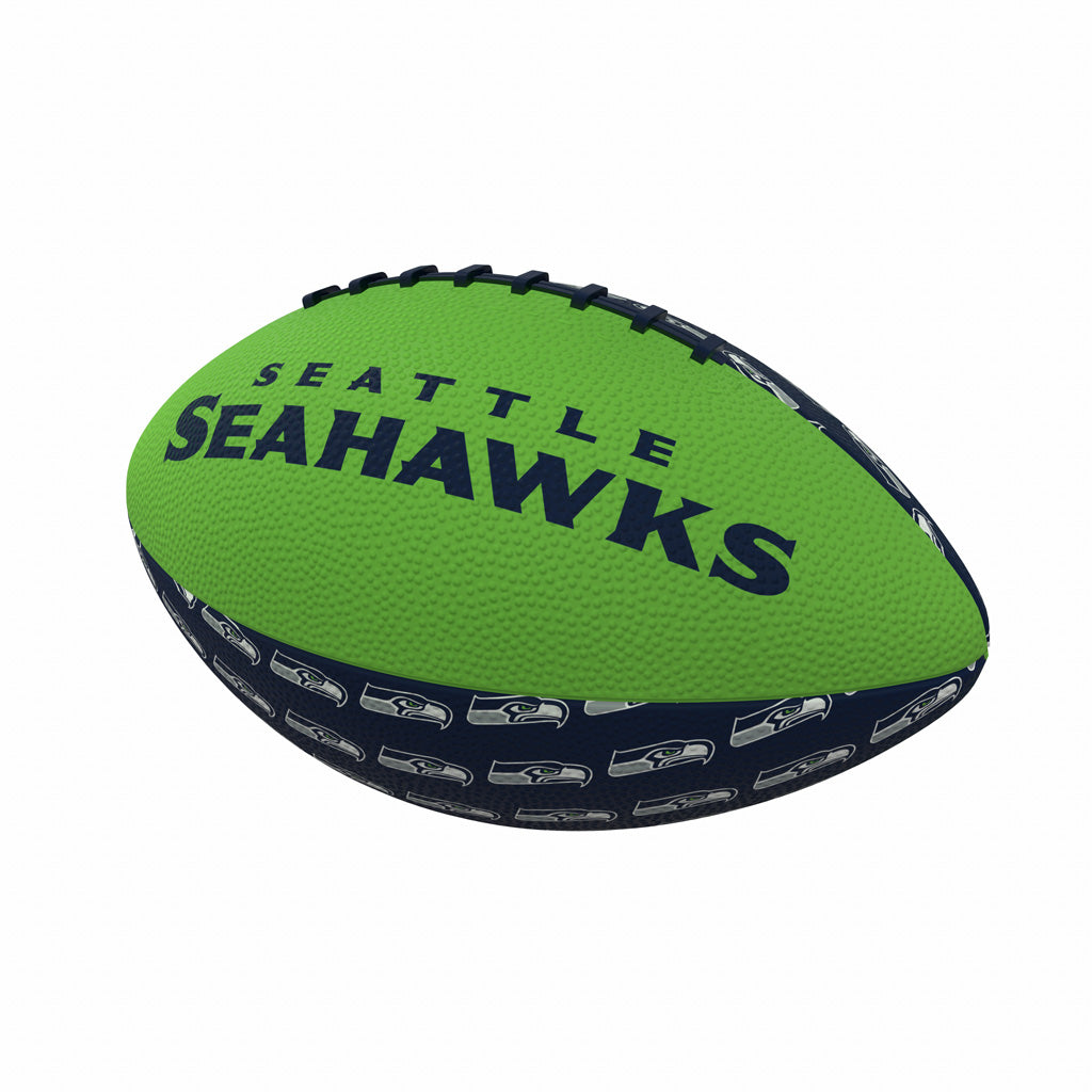 NFL Seattle Seahawks Logo Brands Mini Rubber Ball