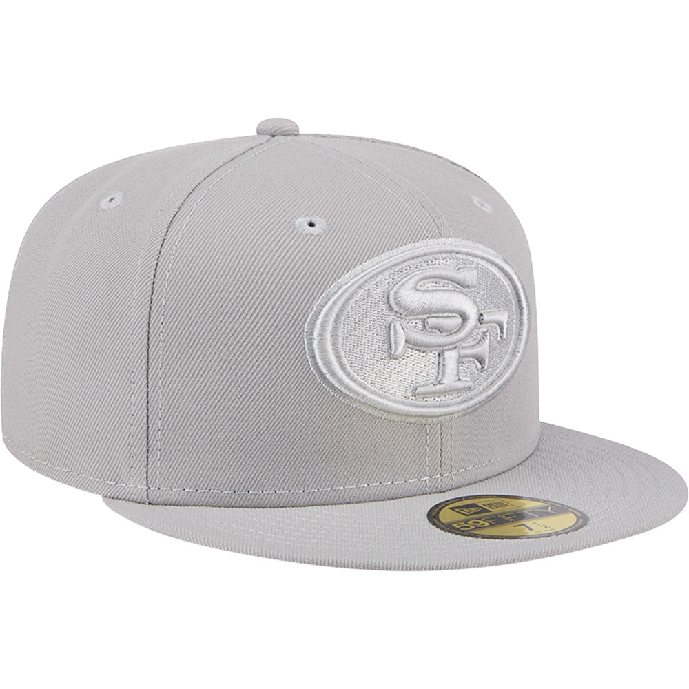 NFL San Francisco 49ers New Era Gray on Gray 59FIFTY Fitted