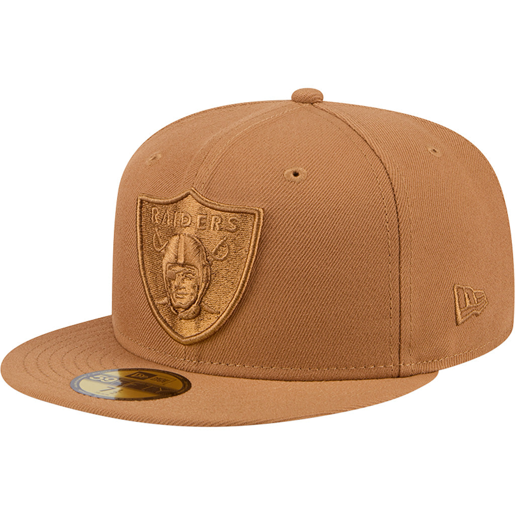 NFL Las Vegas Raiders New Era Bronze Color Pack 59FIFTY Hat