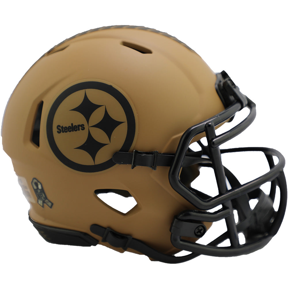 NFL Pittsburgh Steelers Riddell 2023 Salute to Service Mini Speed Helmet