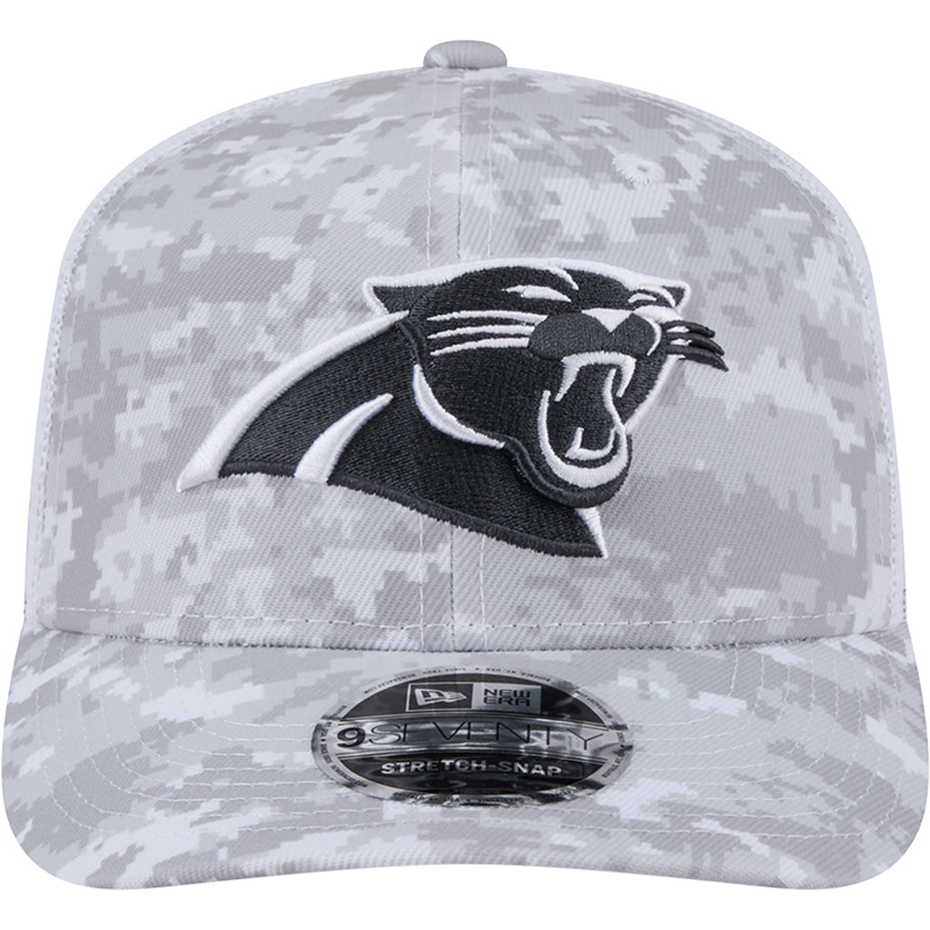 NFL Carolina Panthers New Era 2024 Salute to Service 9SEVENTY Stretch-Snapback Hat