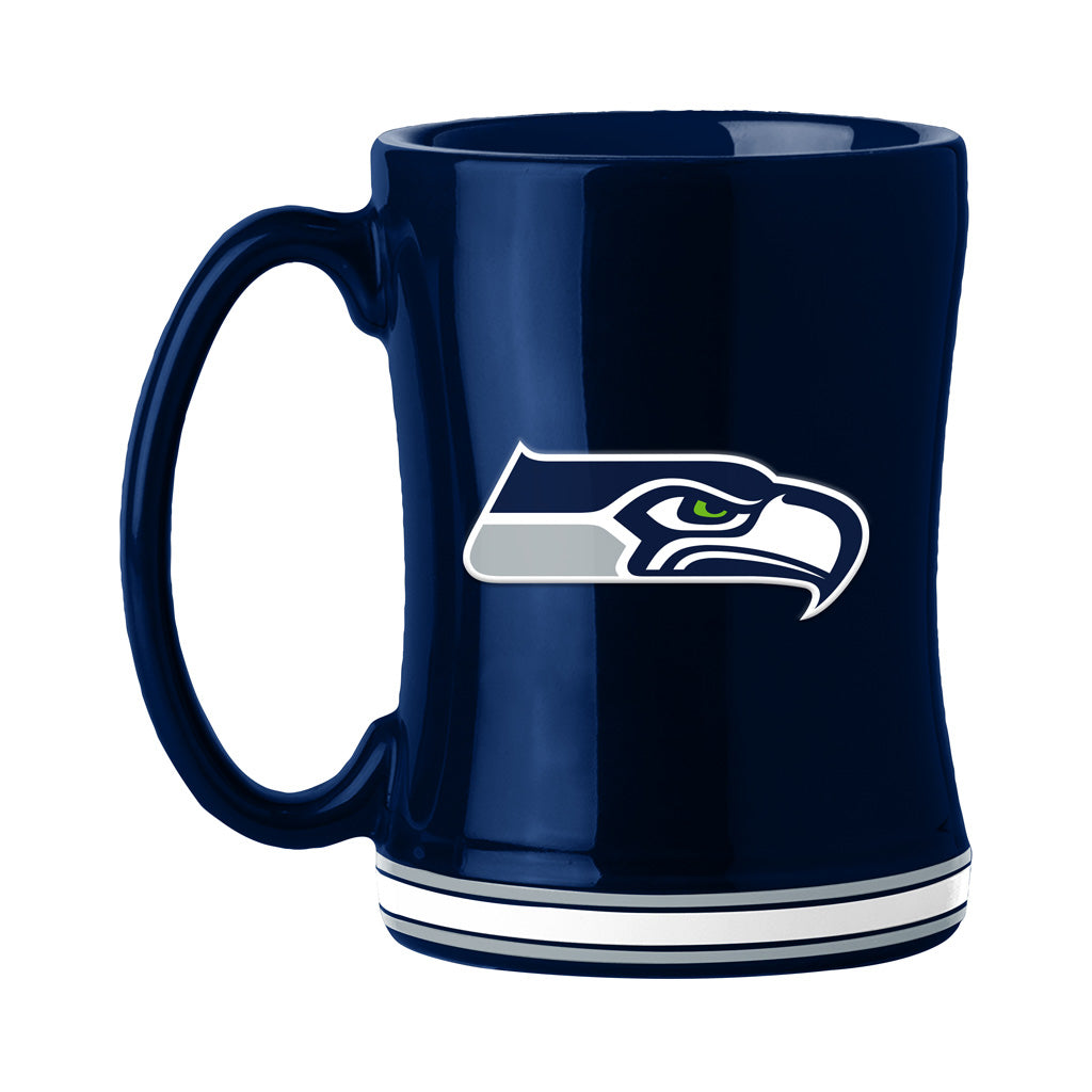 NFL Seattle Seahawks Logo Brands Relief Mug