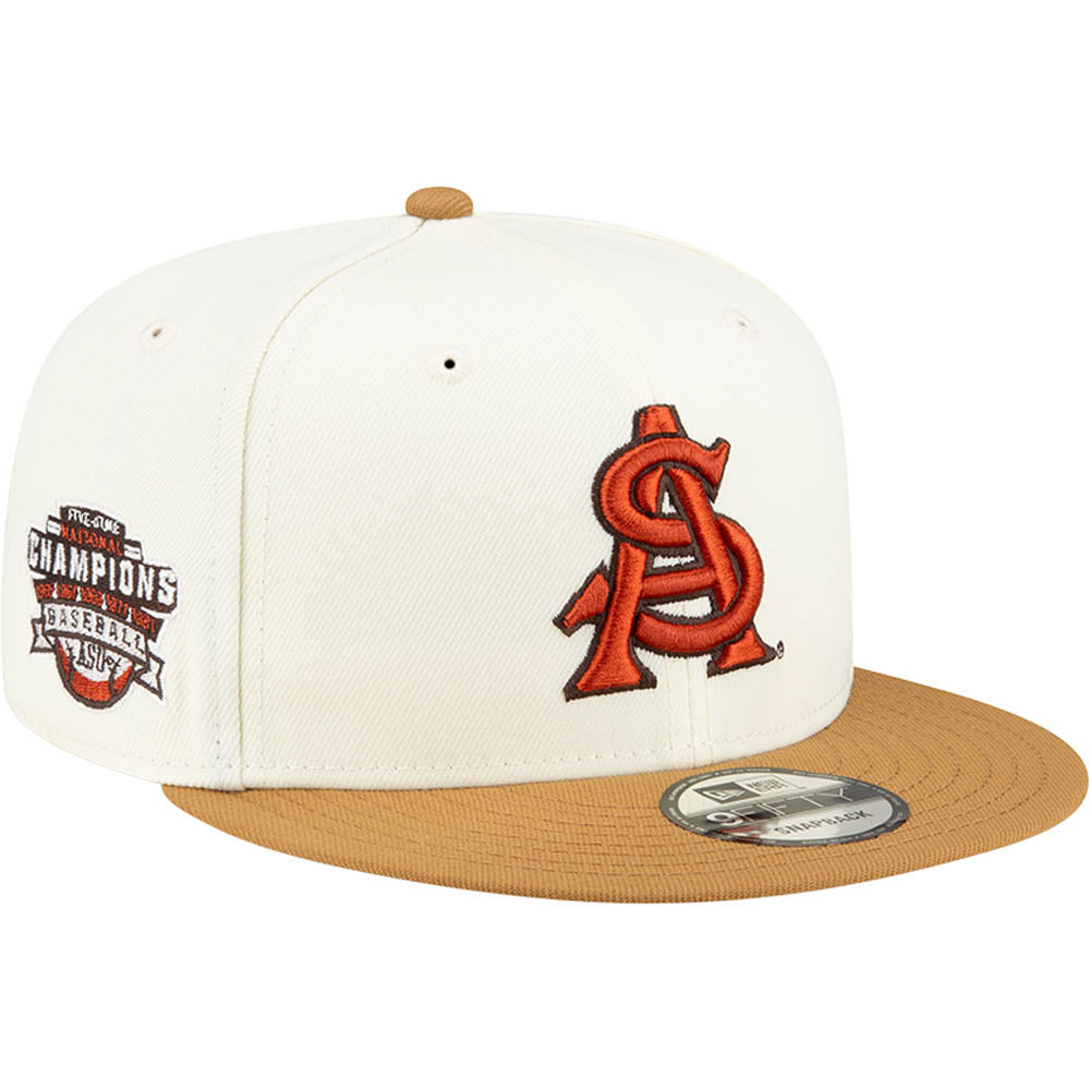 NCAA Arizona State Sun Devils New Era Wheat 9FIFTY Snapback Hat