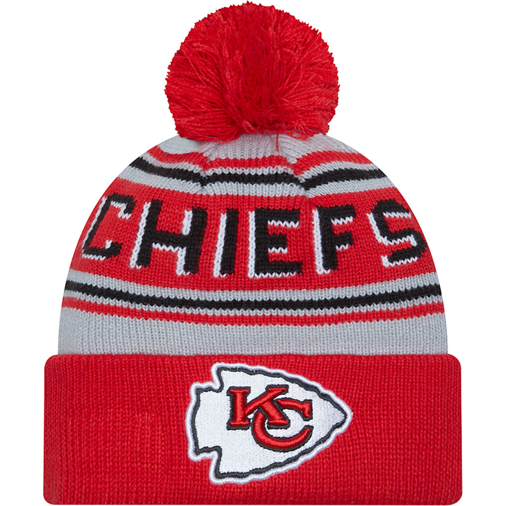 NFL Kansas City Chiefs New Era Pom Wordmark Knit Hat