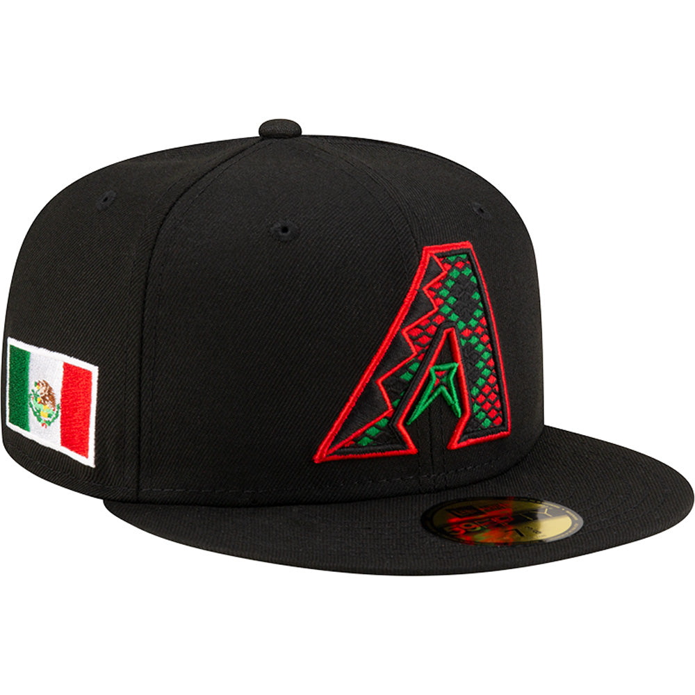 MLB Arizona Diamondbacks New Era Snakeskin Mexican Flag Refresh 59FIFTY Fitted Hat