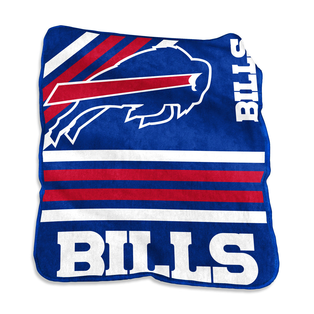 NFL Buffalo Bills Logo Brands 50x60 Raschel Blanket