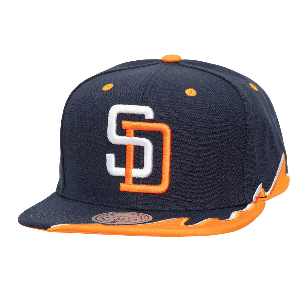 MLB San Diego Padres Mitchell &amp; Ness Rising Tide Snapback