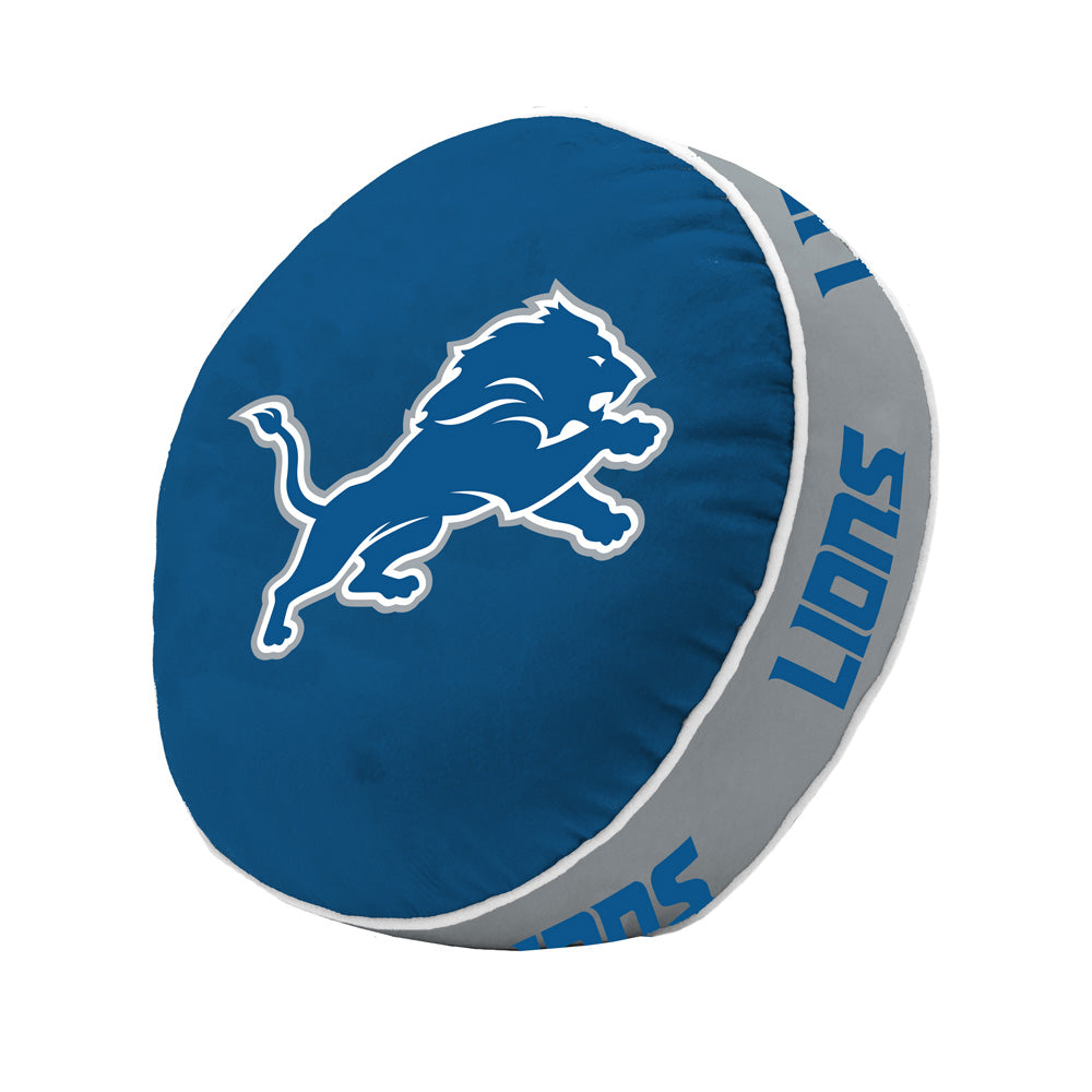 NFL Detroit Lions Logo Brands Puff Pillow