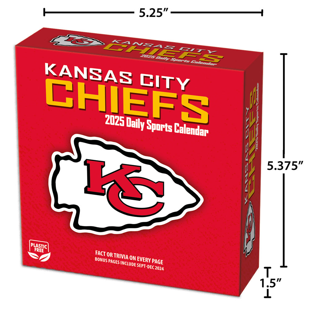 NFL Kansas City Chiefs 2024-2025 Boxed Calendar