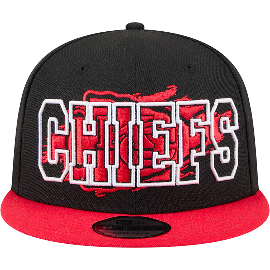 NFL Kansas City Chiefs New Era Splatter 9FIFTY Snapback Hat