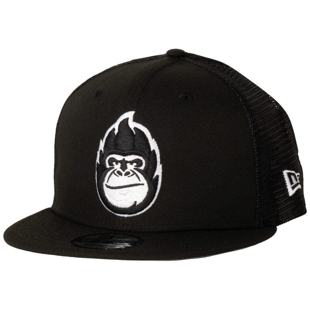 NBA Phoenix Suns New Era Gorilla Black &amp; White Trucker 9FIFTY Snapback Hat