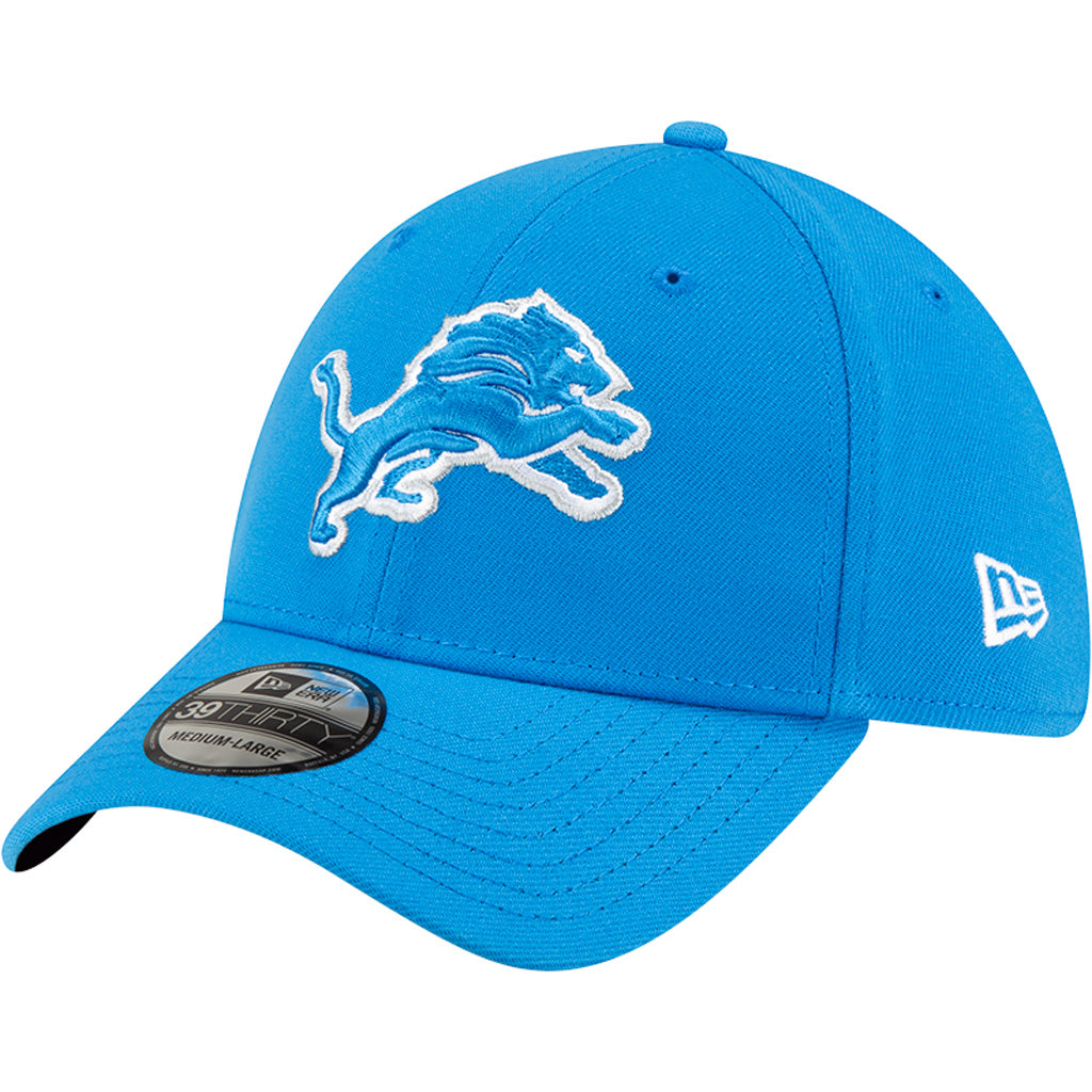 NFL Detroit Lions New Era Team Classic 39THIRTY Flex Fit Hat - Blue