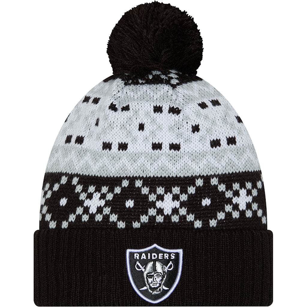 NFL Las Vegas Raiders New Era Nostalgia Knit Hat