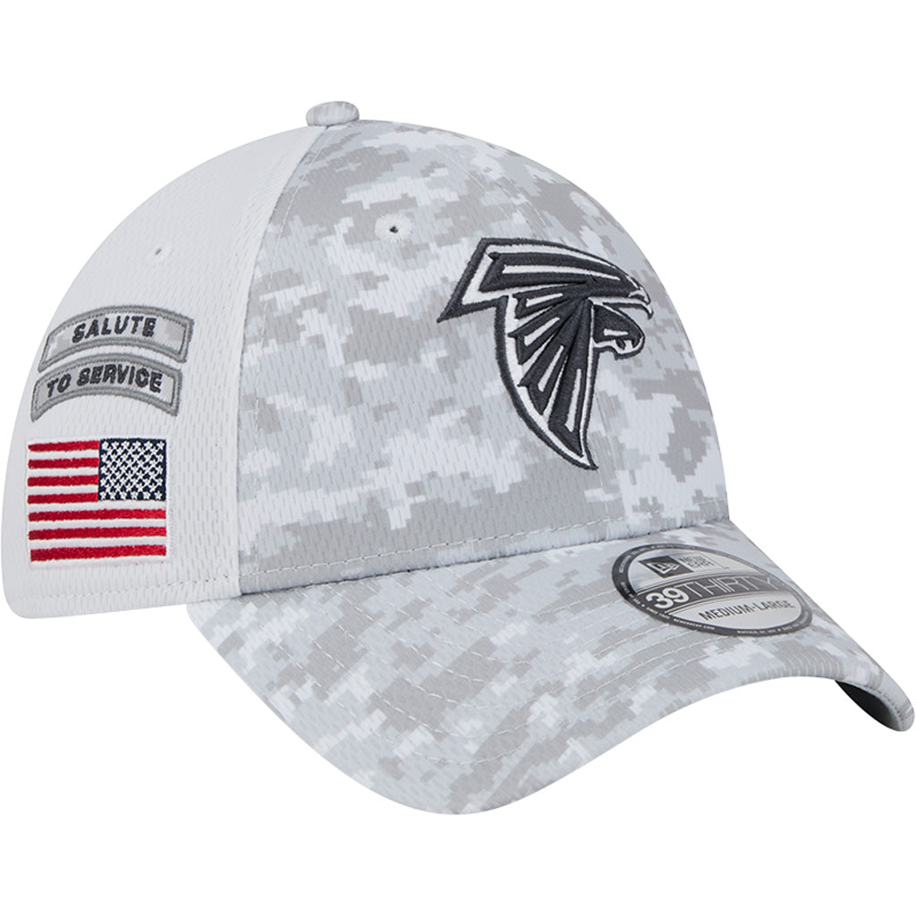 NFL Atlanta Falcons New Era 2024 Salute to Service 39THIRTY Flex Fit Hat