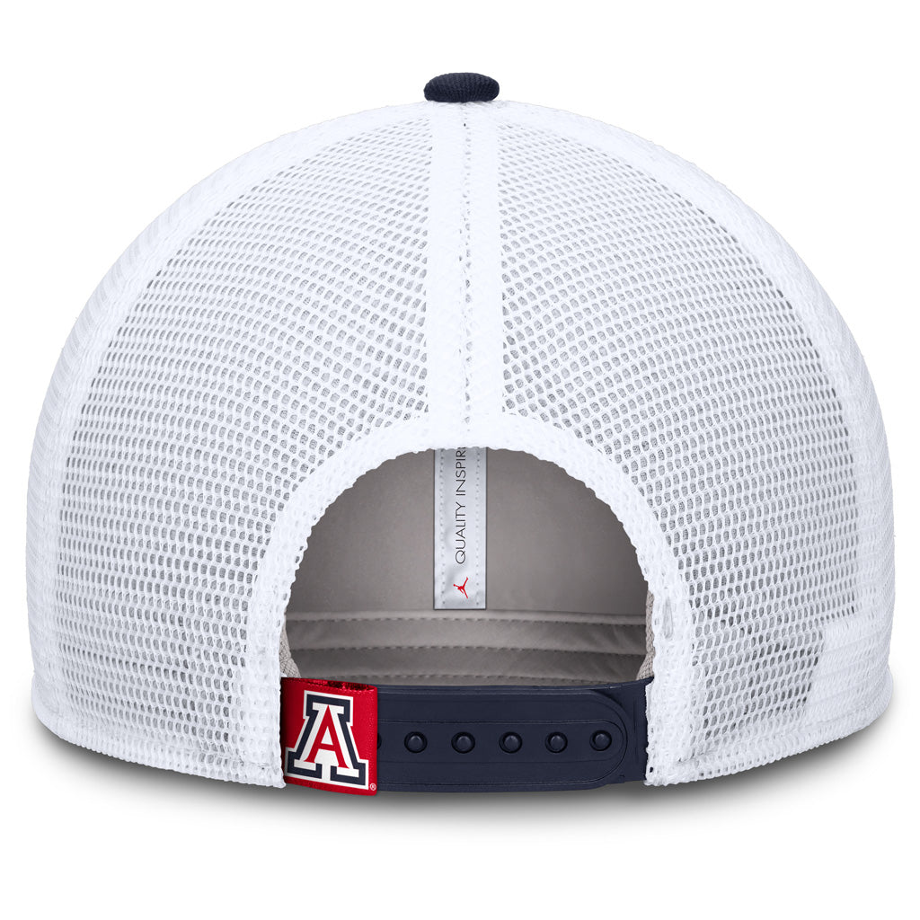 NCAA Arizona Wildcats Nike Two Tone Wordmark Trucker Adjustable Hat