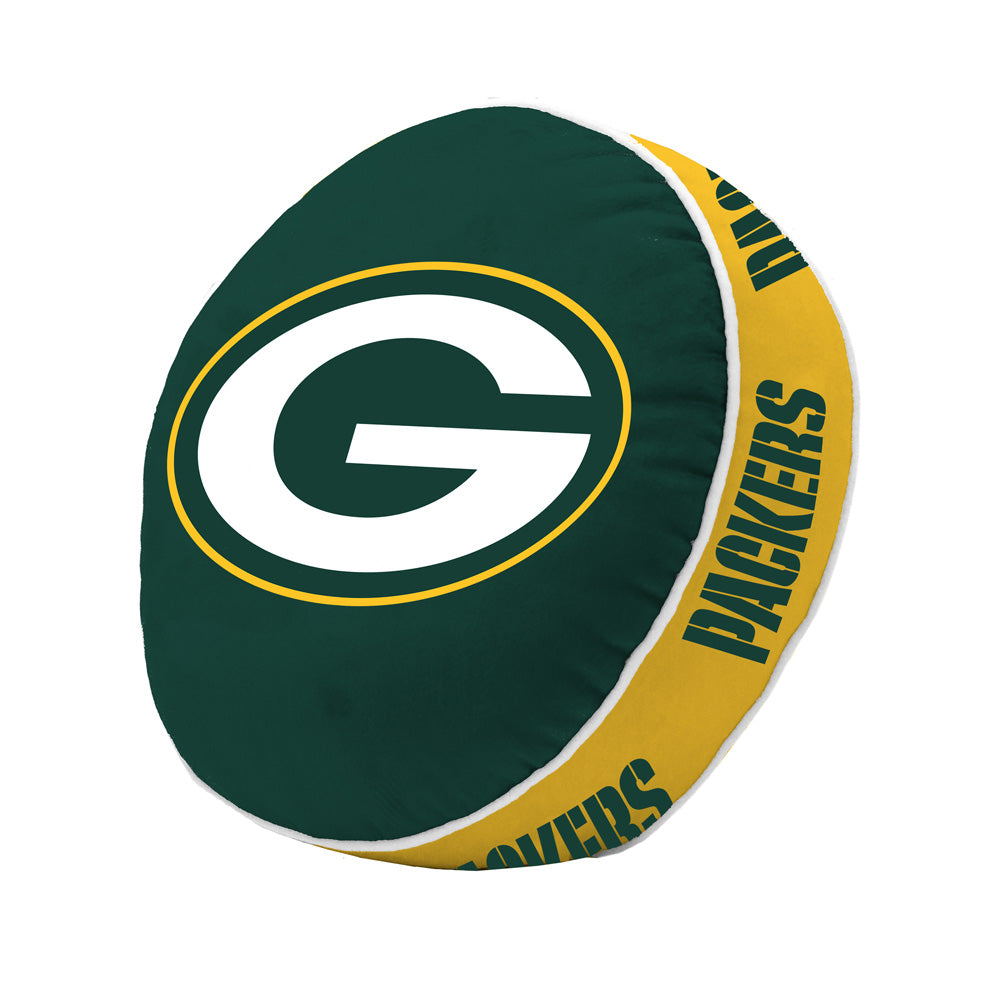 NFL Green Bay Packers Logo Brands Puff Pillow