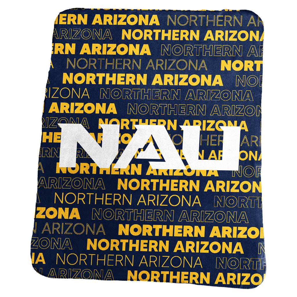 NCAA Northern Arizona Lumberjacks Logo Brands 50x60 Classic Fleece Blanket