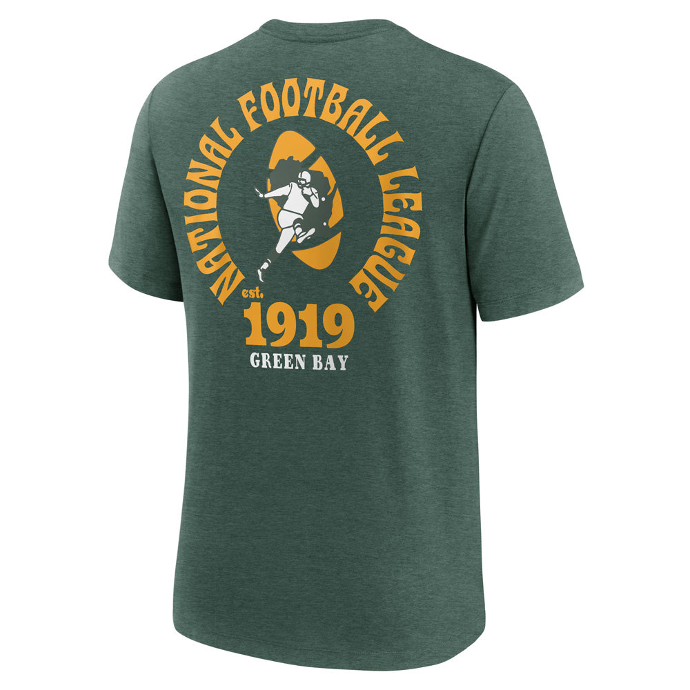 NFL Green Bay Packers Nike 2-Hit Triblend Tee