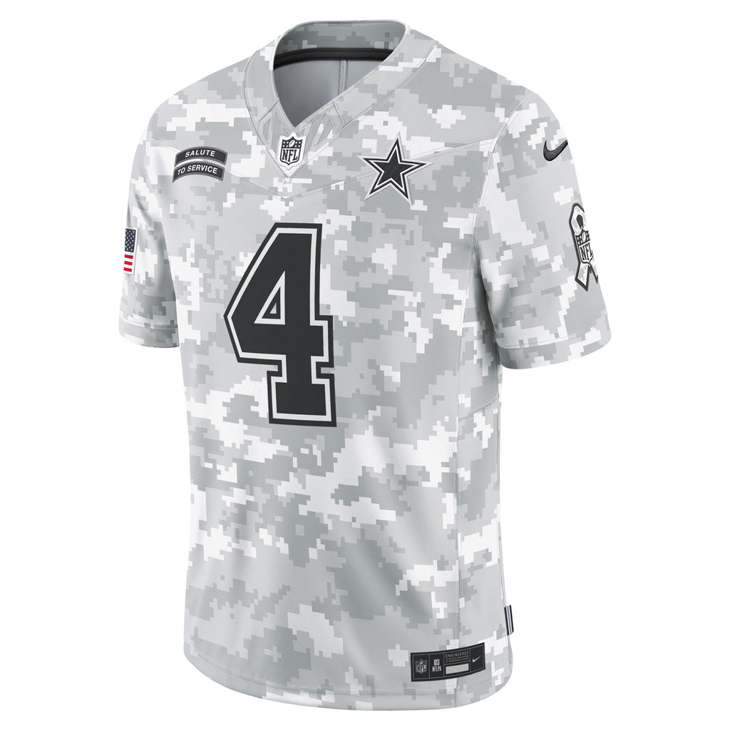 NFL Dallas Cowboys Dak Prescott Nike 2024 Salute to Service Limited Jersey