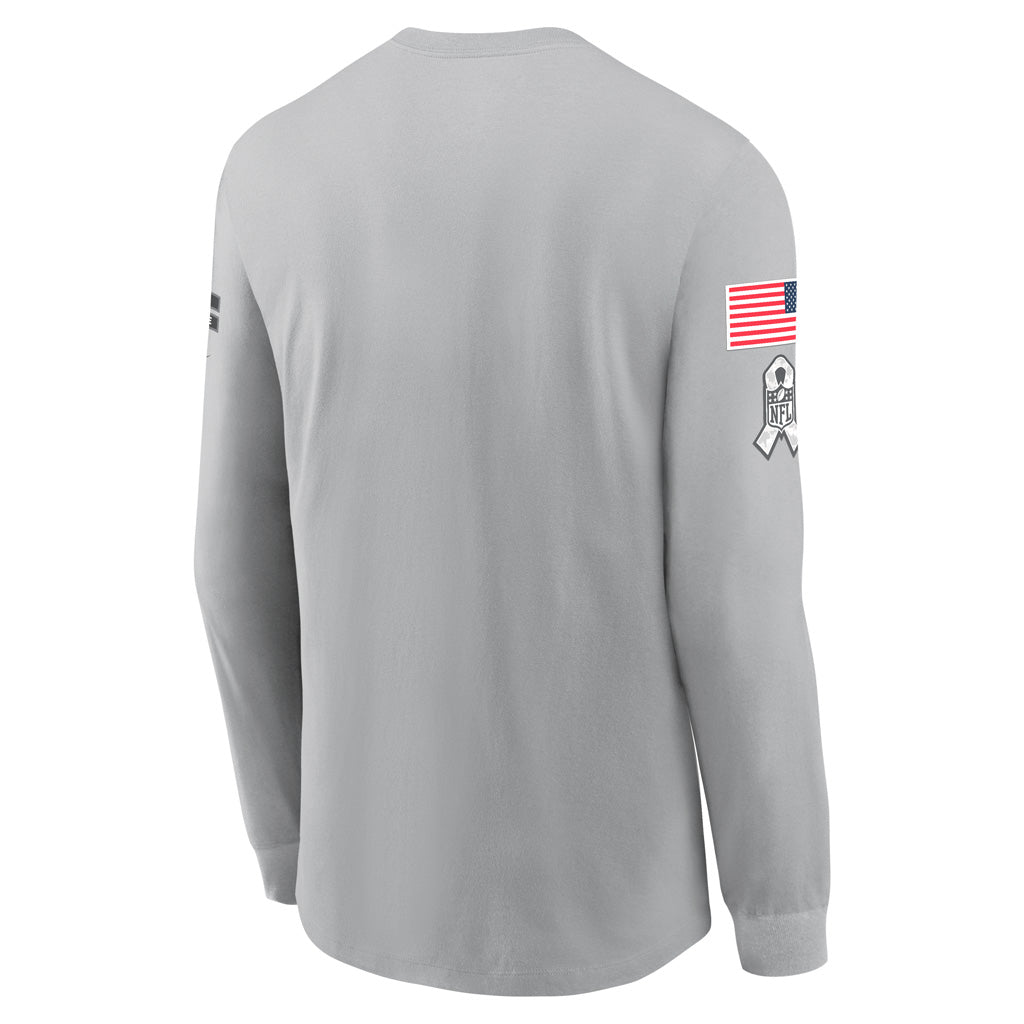 NFL Las Vegas Raiders Nike 2024 Salute to Service Long Sleeve Tee