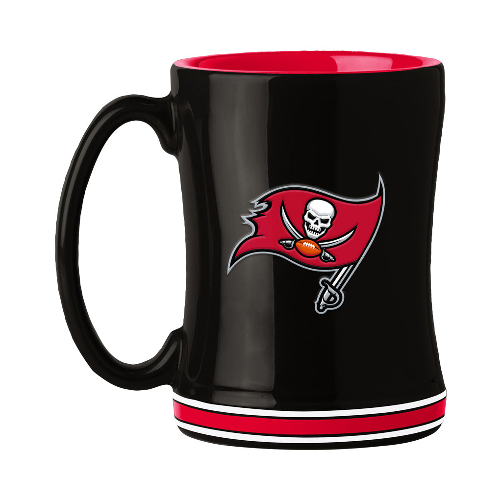 NFL Tampa Bay Buccaneers Logo Brands Relief Mug