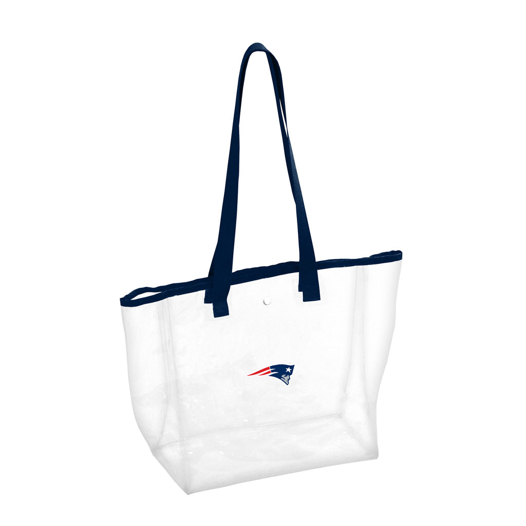 NFL New England Patriots Logo Brands Stadium Clear Tote